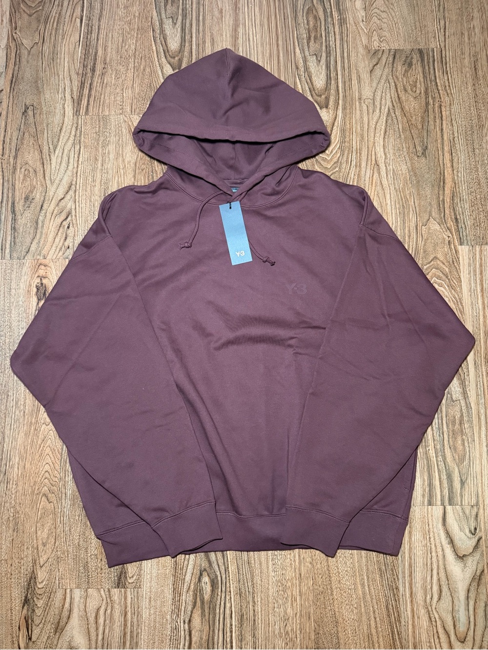 adidas Y-3 Brushed Terry Hoodie "Mystery Brown" KA3111 Size Large NWT